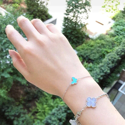 [Lumina]BUTTERFLY TURQUOISE BUTTERFLY BRACELET SILVER