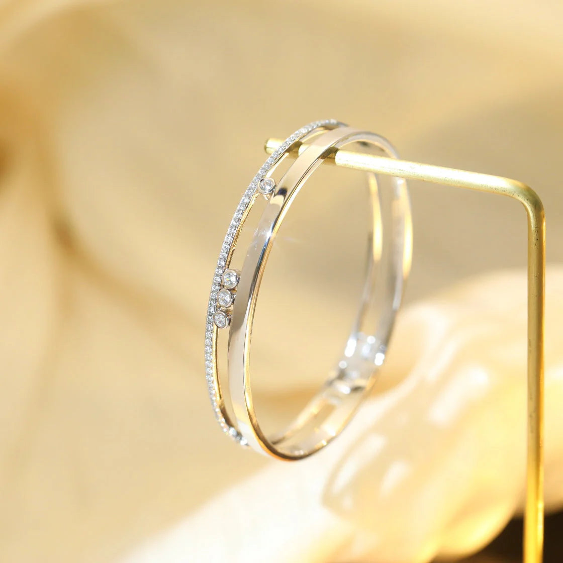 [Lumina]Move Romane Diamond Bangle Bracelet