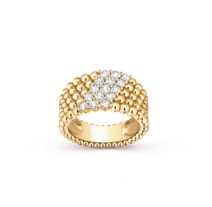 [Lumina]Five-row diamond ring
