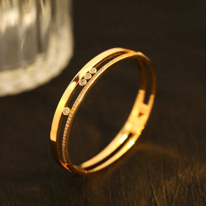 [Lumina]Move Romane Diamond Bangle Bracelet