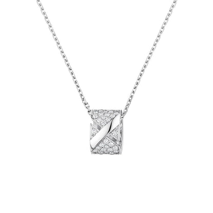 [Lumina]LIENS EVIDENCE DIAMOND PAVED NECKLACE