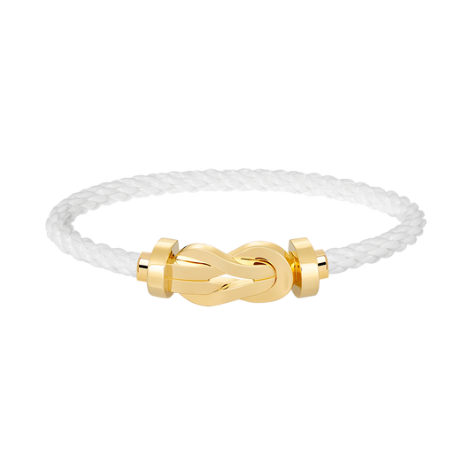 [Lumina]CHANCE LARGE 8 FIGURE BUCKLE NO DIAMOND BRACELET GOLD