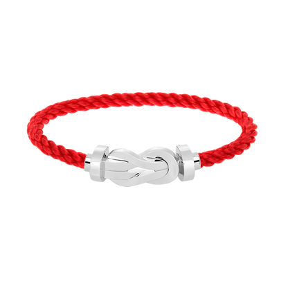 [Lumina]CHANCE LARGE 8 FIGURE BUCKLE NO DIAMOND BRACELET SILVER