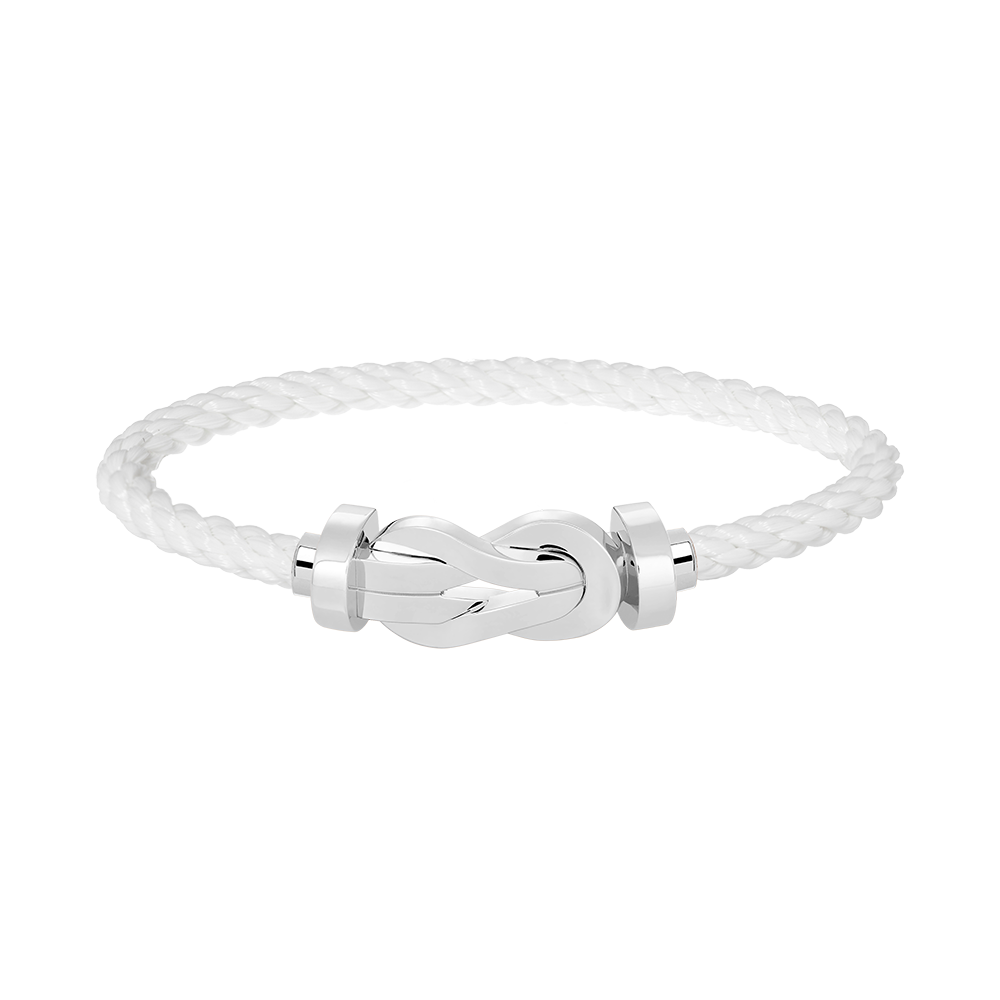 [Lumina]CHANCE LARGE 8 FIGURE BUCKLE NO DIAMOND BRACELET SILVER