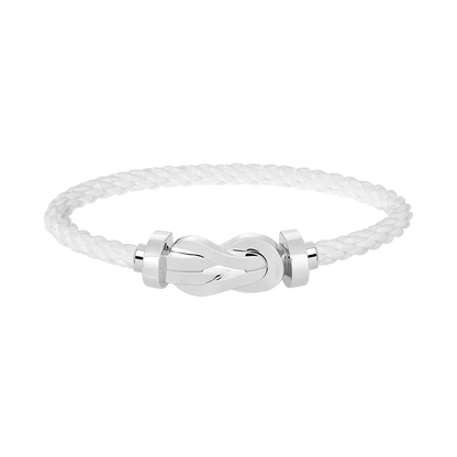 [Lumina]CHANCE LARGE 8 FIGURE BUCKLE NO DIAMOND BRACELET SILVER