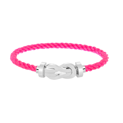 [Lumina]CHANCE LARGE 8 FIGURE BUCKLE NO DIAMOND BRACELET SILVER