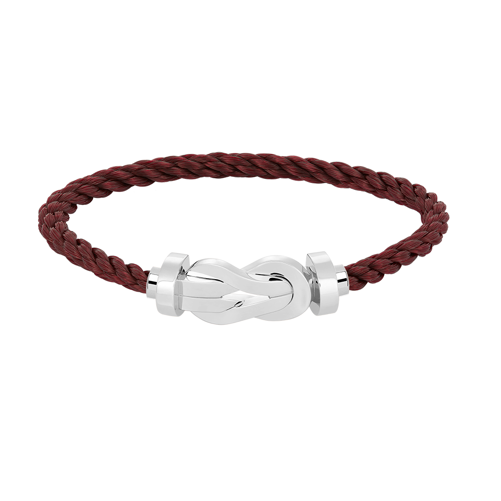 [Lumina]CHANCE LARGE 8 FIGURE BUCKLE NO DIAMOND BRACELET SILVER