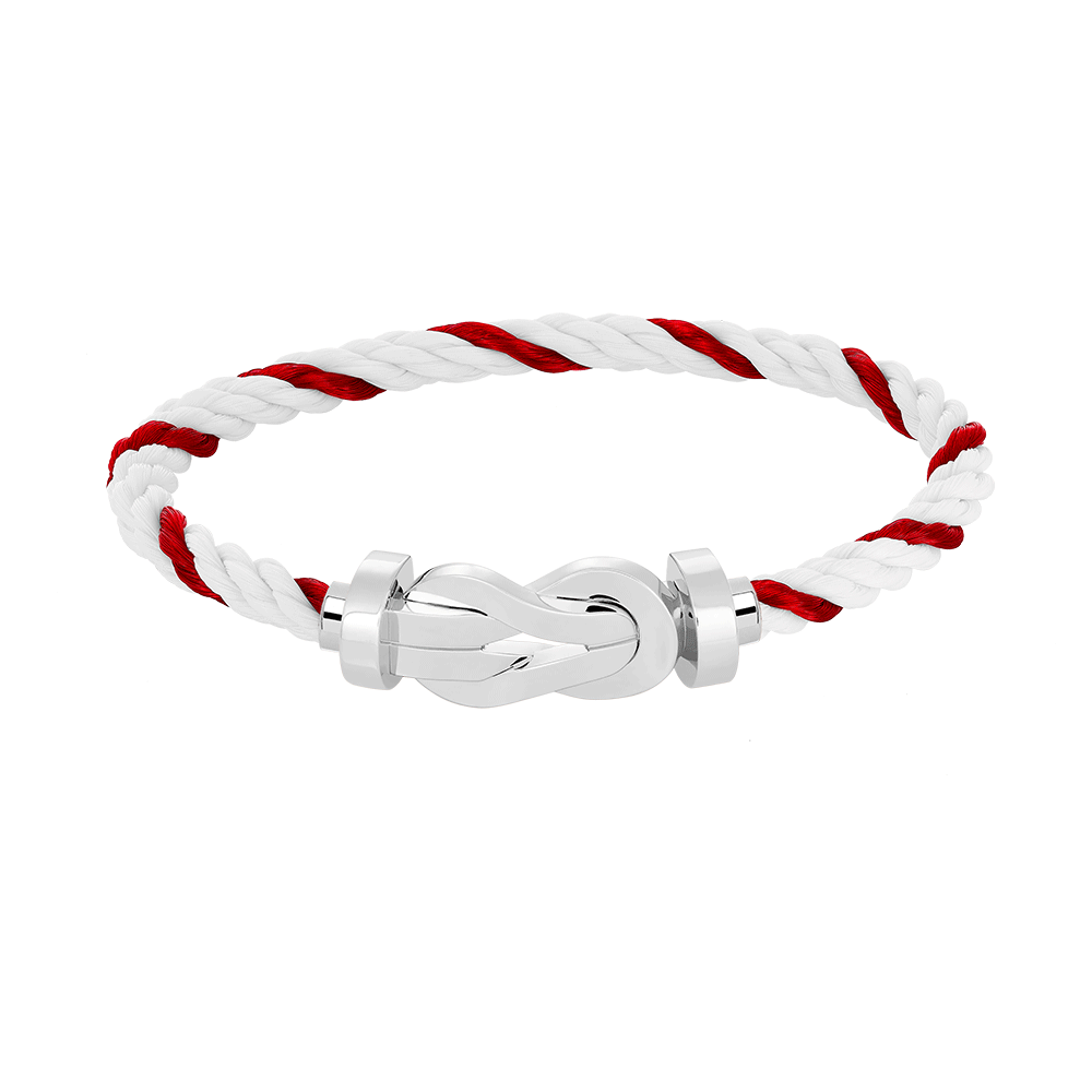 [Lumina]CHANCE LARGE 8 FIGURE BUCKLE NO DIAMOND BRACELET SILVER