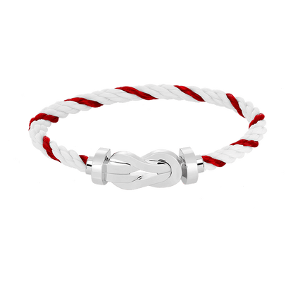 [Lumina]CHANCE LARGE 8 FIGURE BUCKLE NO DIAMOND BRACELET SILVER