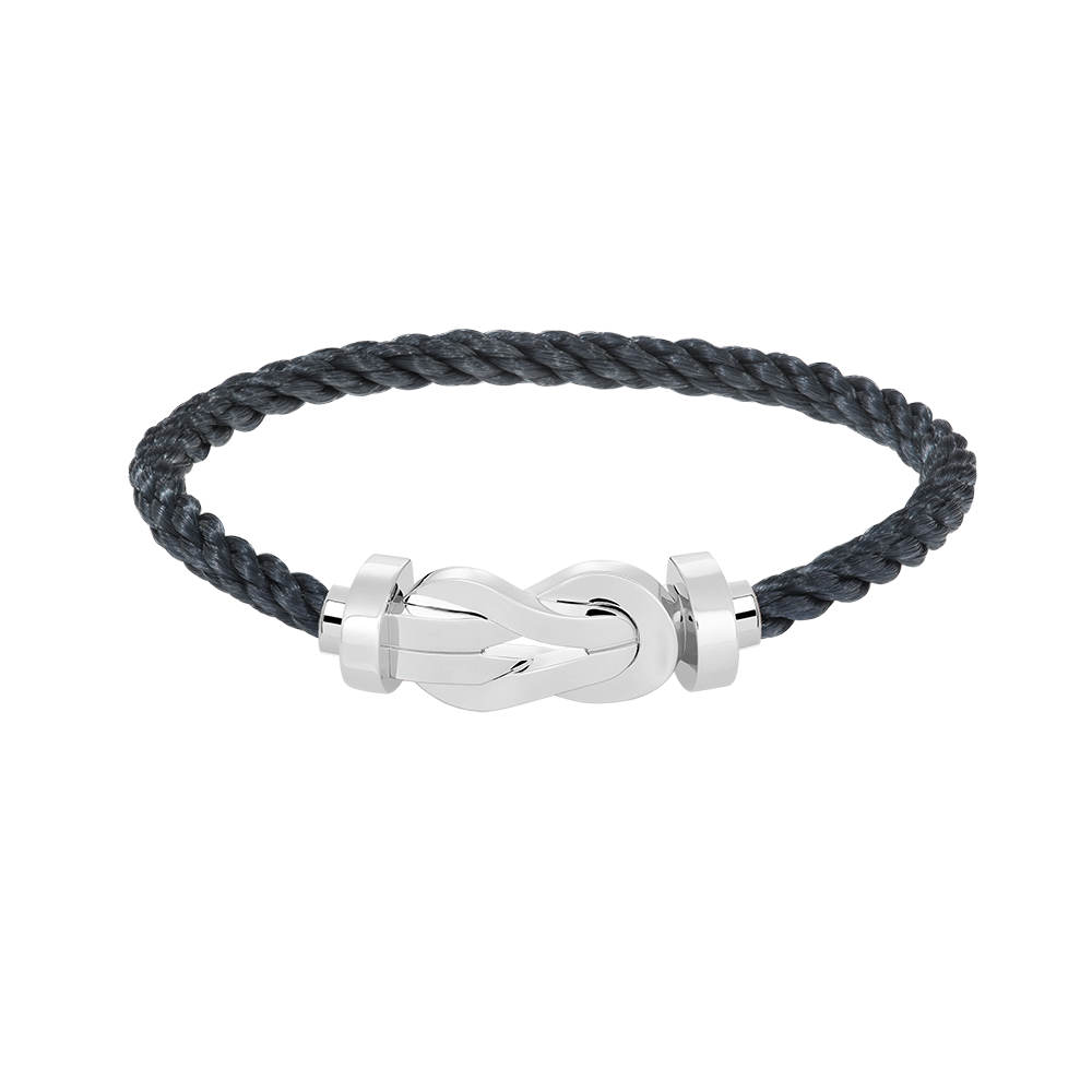 [Lumina]CHANCE LARGE 8 FIGURE BUCKLE NO DIAMOND BRACELET SILVER