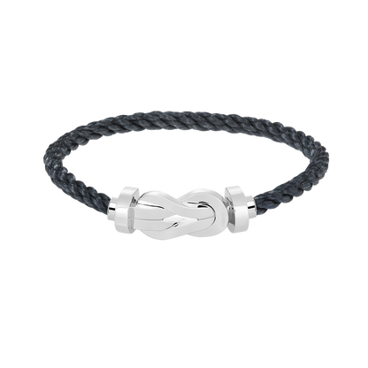 [Lumina]CHANCE LARGE 8 FIGURE BUCKLE NO DIAMOND BRACELET SILVER
