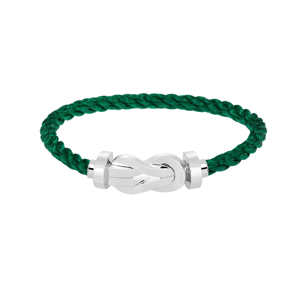 [Lumina]CHANCE LARGE 8 FIGURE BUCKLE NO DIAMOND BRACELET SILVER