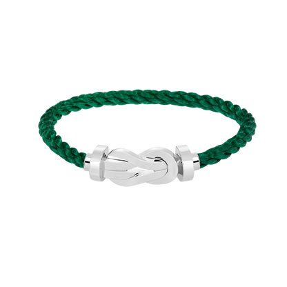 [Lumina]CHANCE LARGE 8 FIGURE BUCKLE NO DIAMOND BRACELET SILVER