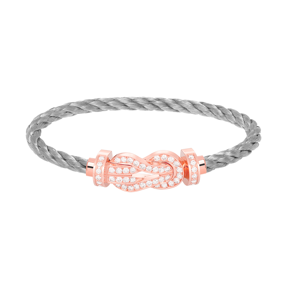 [Lumina]CHANCE LARGE 8 FIGURE BUCKLE FULL DIAMOND BRACELET Lumina GOLD