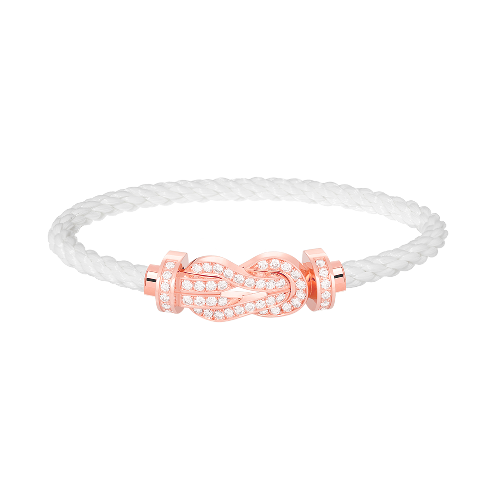 [Lumina]CHANCE LARGE 8 FIGURE BUCKLE FULL DIAMOND BRACELET Lumina GOLD