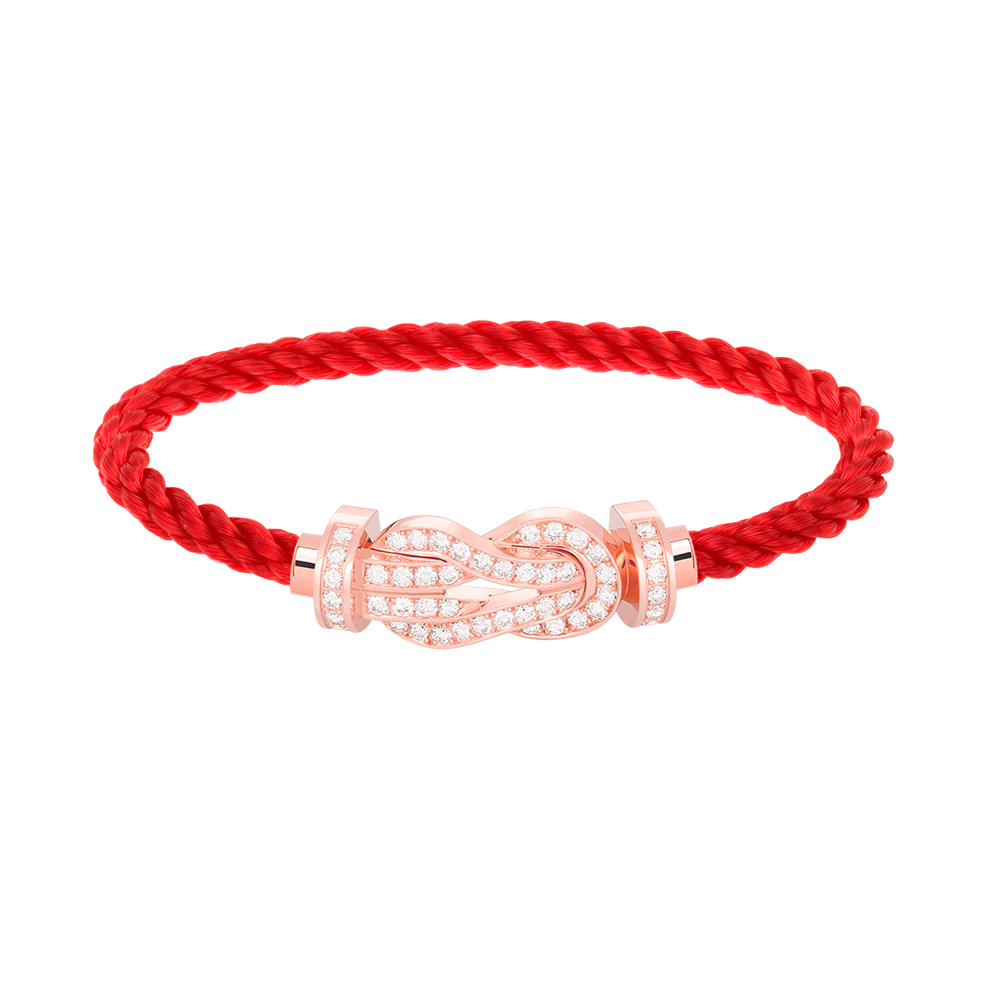 [Lumina]CHANCE LARGE 8 FIGURE BUCKLE FULL DIAMOND BRACELET Lumina GOLD