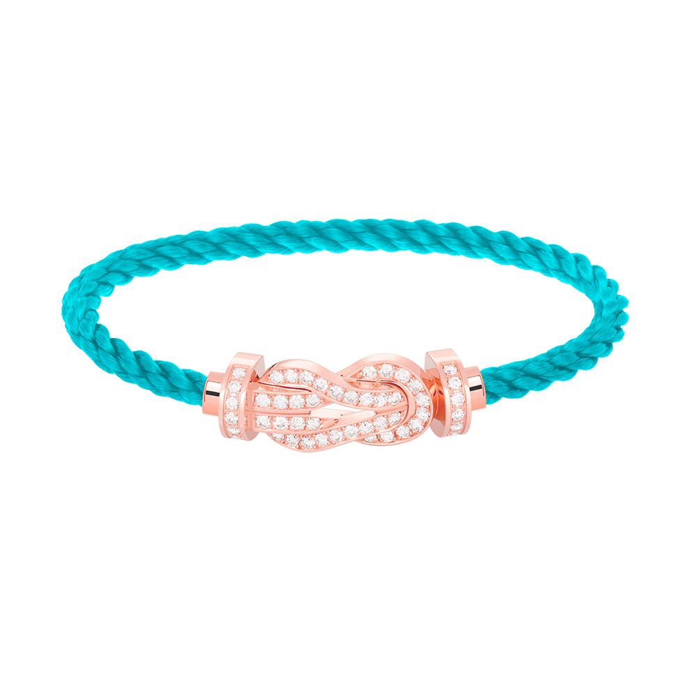 [Lumina]CHANCE LARGE 8 FIGURE BUCKLE FULL DIAMOND BRACELET Lumina GOLD