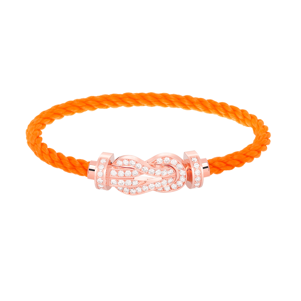 [Lumina]CHANCE LARGE 8 FIGURE BUCKLE FULL DIAMOND BRACELET Lumina GOLD