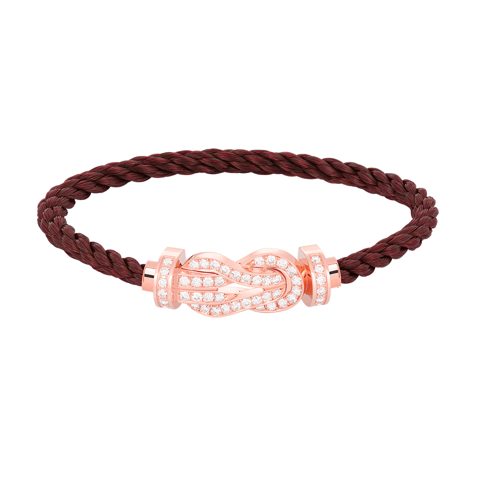 [Lumina]CHANCE LARGE 8 FIGURE BUCKLE FULL DIAMOND BRACELET Lumina GOLD