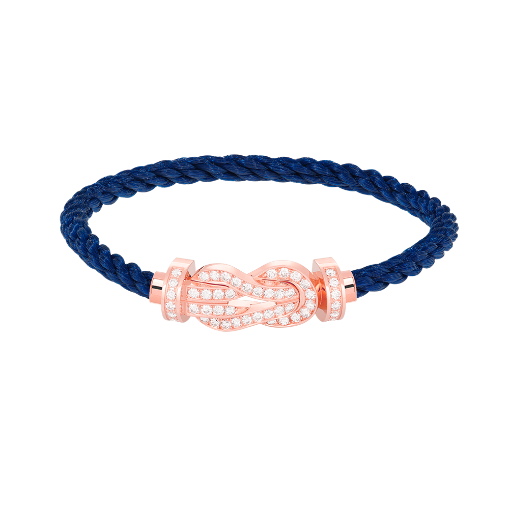 [Lumina]CHANCE LARGE 8 FIGURE BUCKLE FULL DIAMOND BRACELET Lumina GOLD