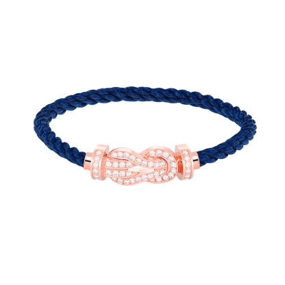 [Lumina]CHANCE LARGE 8 FIGURE BUCKLE FULL DIAMOND BRACELET Lumina GOLD