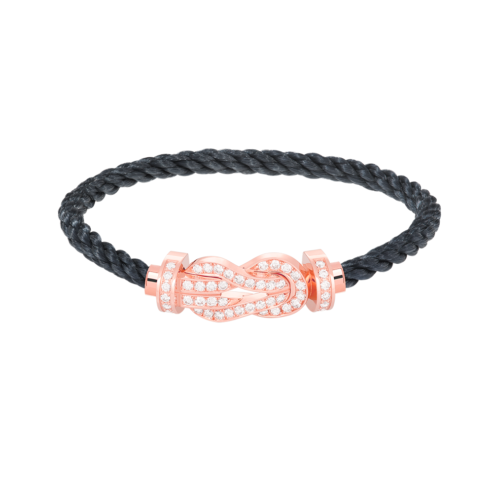 [Lumina]CHANCE LARGE 8 FIGURE BUCKLE FULL DIAMOND BRACELET Lumina GOLD