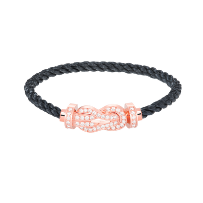 [Lumina]CHANCE LARGE 8 FIGURE BUCKLE FULL DIAMOND BRACELET Lumina GOLD