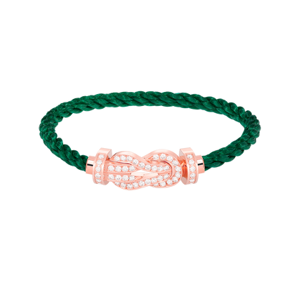[Lumina]CHANCE LARGE 8 FIGURE BUCKLE FULL DIAMOND BRACELET Lumina GOLD