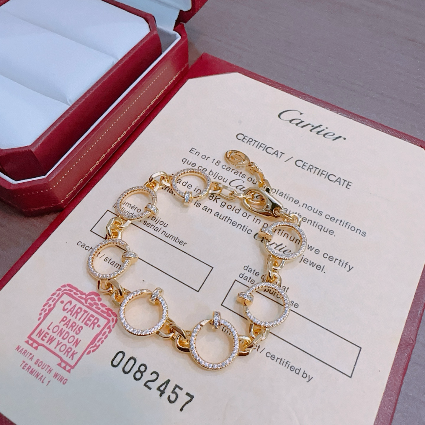 [Lumina Jewelry] LOVE&JUSTE BRACELET DIAMONDS