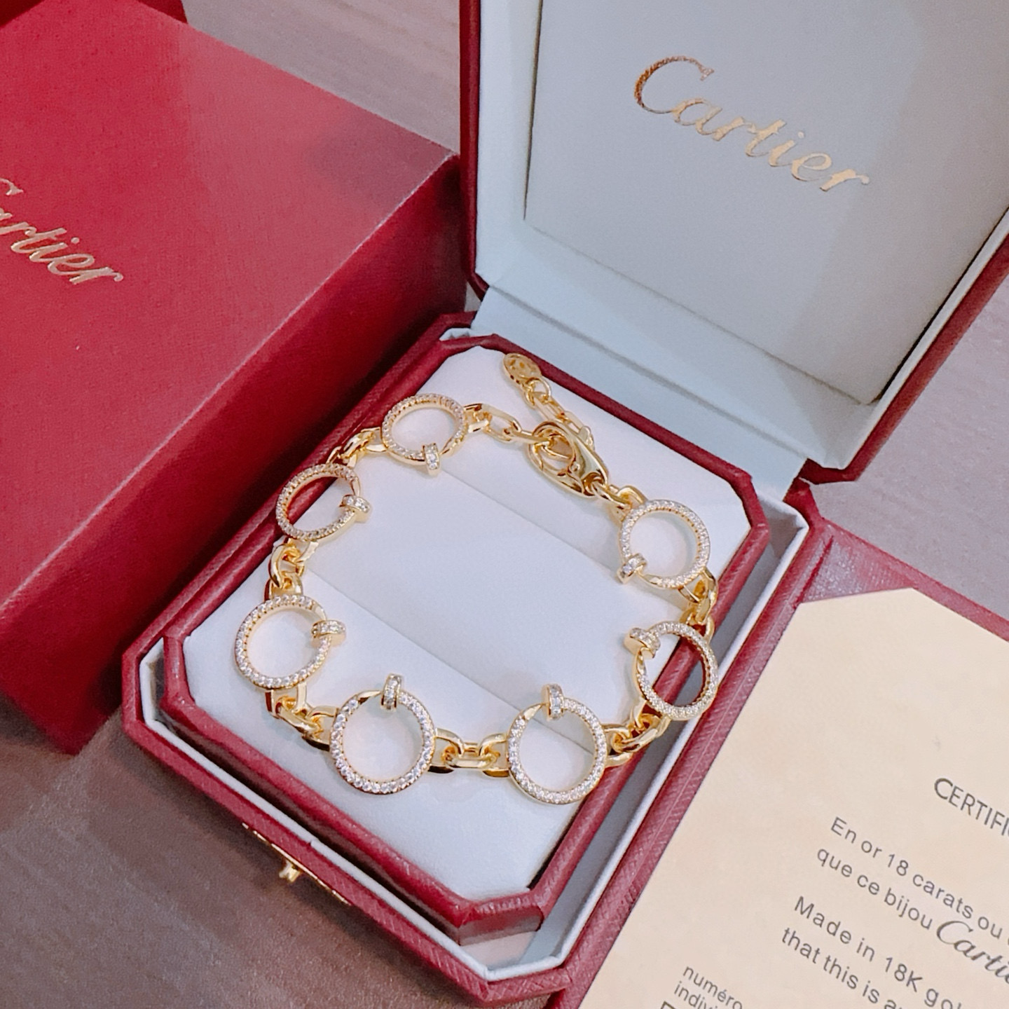 [Lumina Jewelry] LOVE&JUSTE BRACELET DIAMONDS