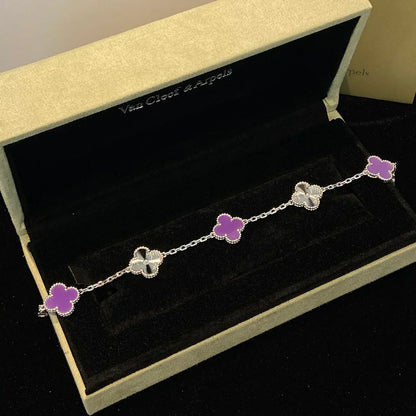 [Lumina] CLOVER 5 MOTIF VIOLET BRACELET COLLECTION