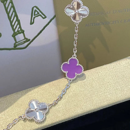 [Lumina] CLOVER 5 MOTIF VIOLET BRACELET COLLECTION