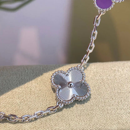 [Lumina] CLOVER 5 MOTIF VIOLET BRACELET COLLECTION