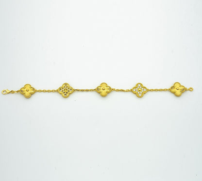 [Lumina] CLOVER 5 MOTIF LASER BRACELET COLLECTION