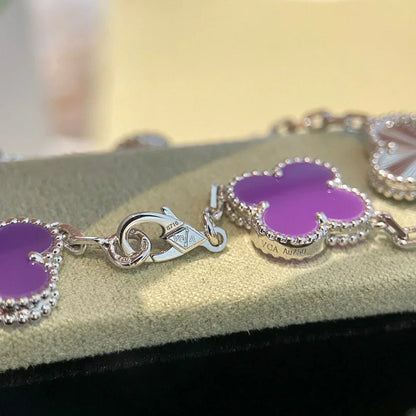 [Lumina] CLOVER 5 MOTIF VIOLET BRACELET COLLECTION