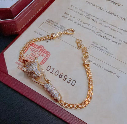 [Lumina Jewelry] PANTHERE  BRACELET DIAMONDS