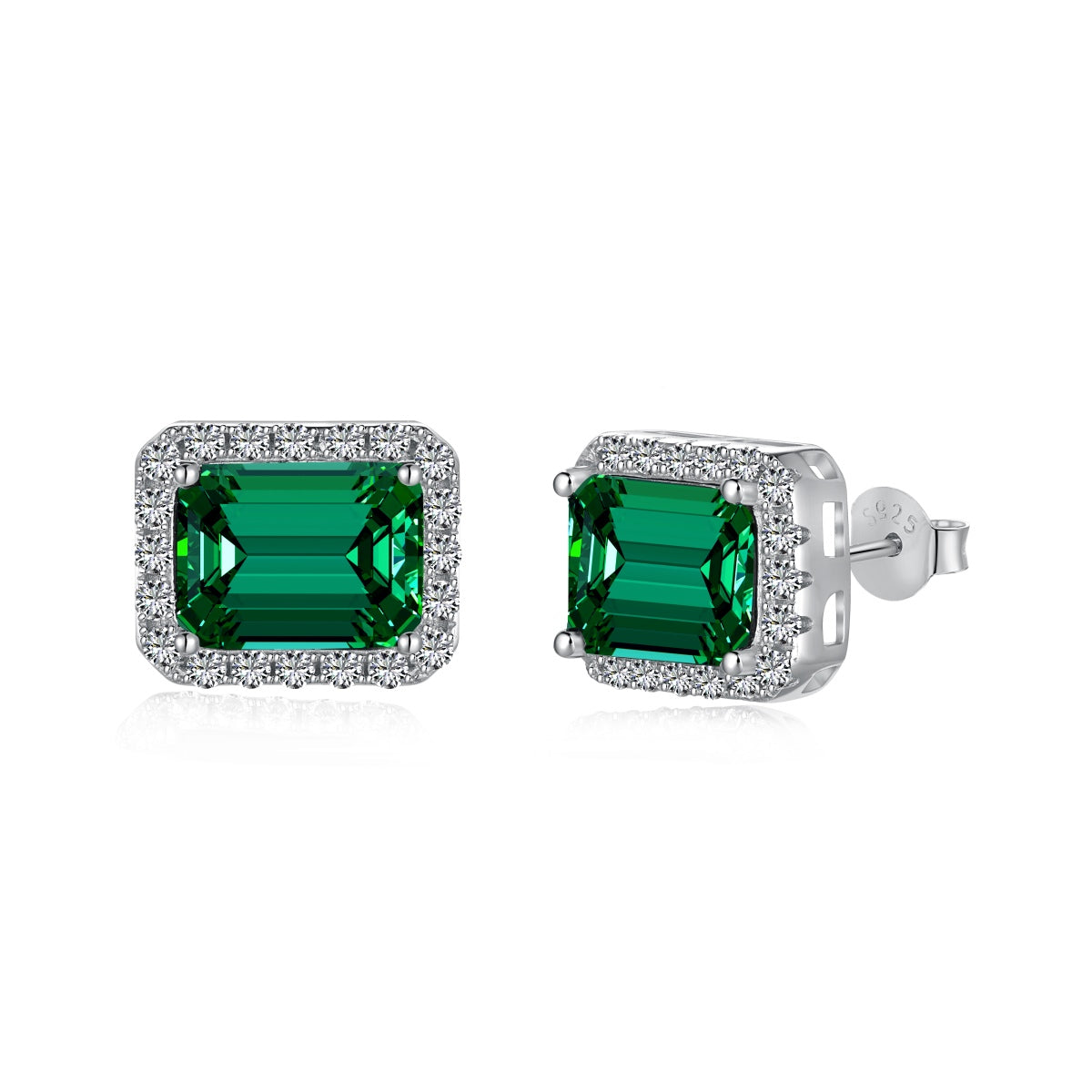 [Lumina Jewelry]Luxurious Dainty Emerald Cut Banquet Earrings