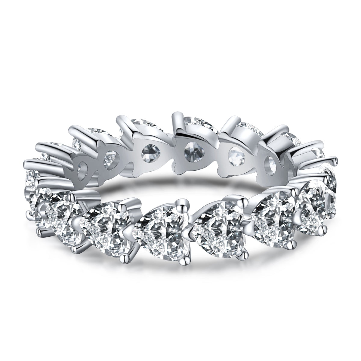 [Lumina Jewelry]0.25 Carat Radiant Romance Heart Cut Lover Ring