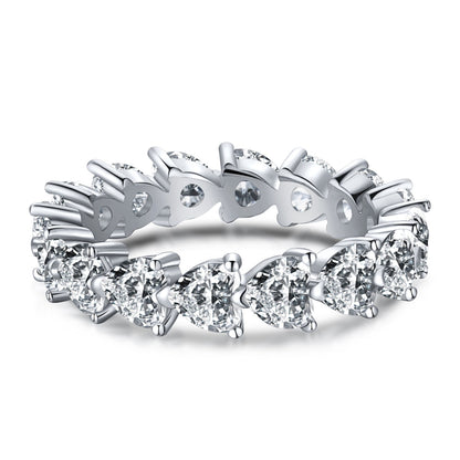 [Lumina Jewelry]0.25 Carat Radiant Romance Heart Cut Lover Ring