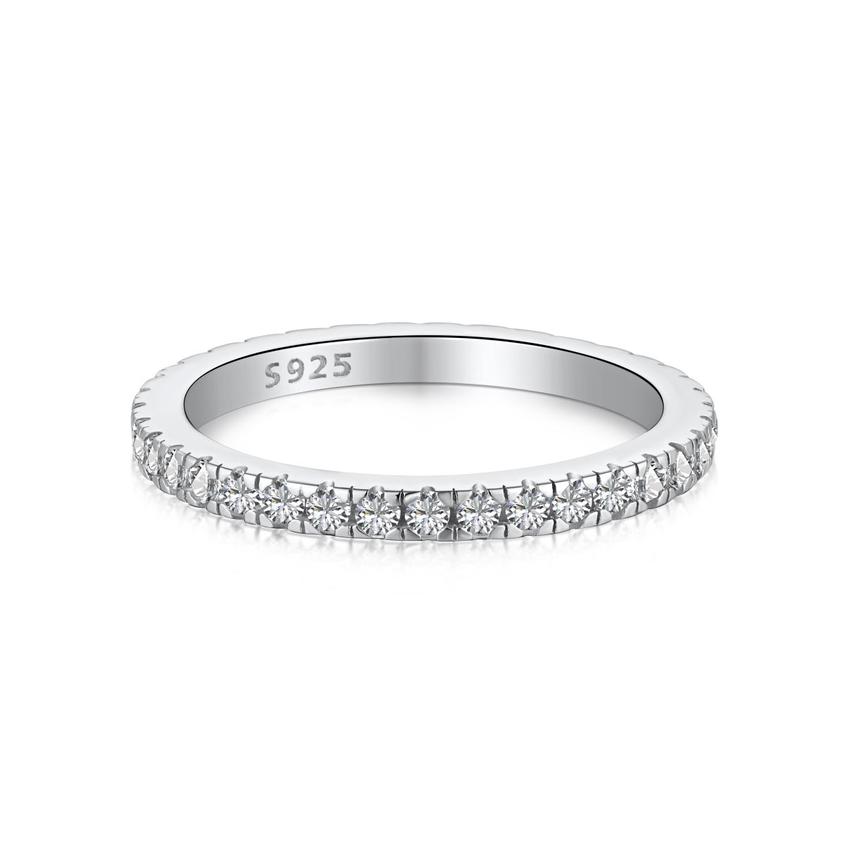 [Lumina Jewelry]Delicate Sparkling Round Cut Daily Ring