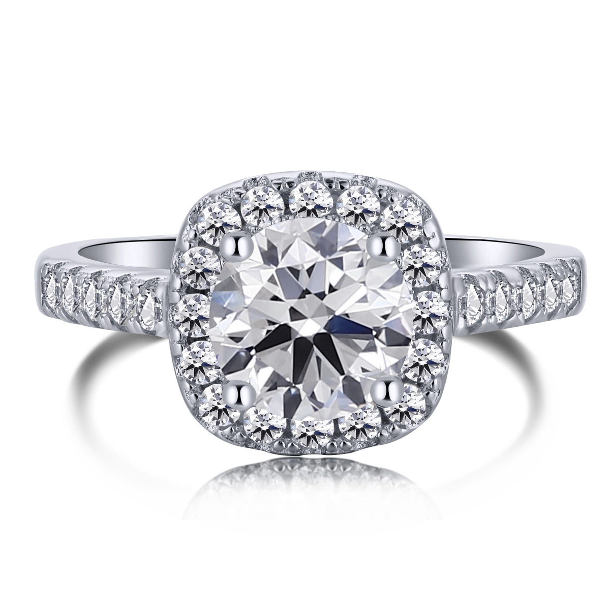 [Lumina Jewelry]Dazzling Resplendent Round Cut Wedding Ring