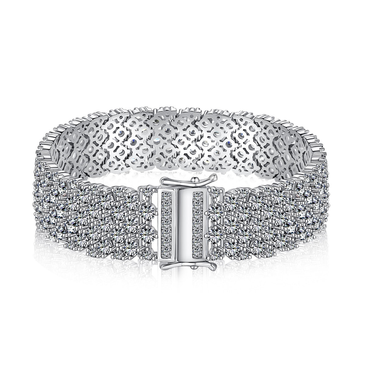 [Lumina Jewelry]Ornate Elegant Round Cut Party Bracelet