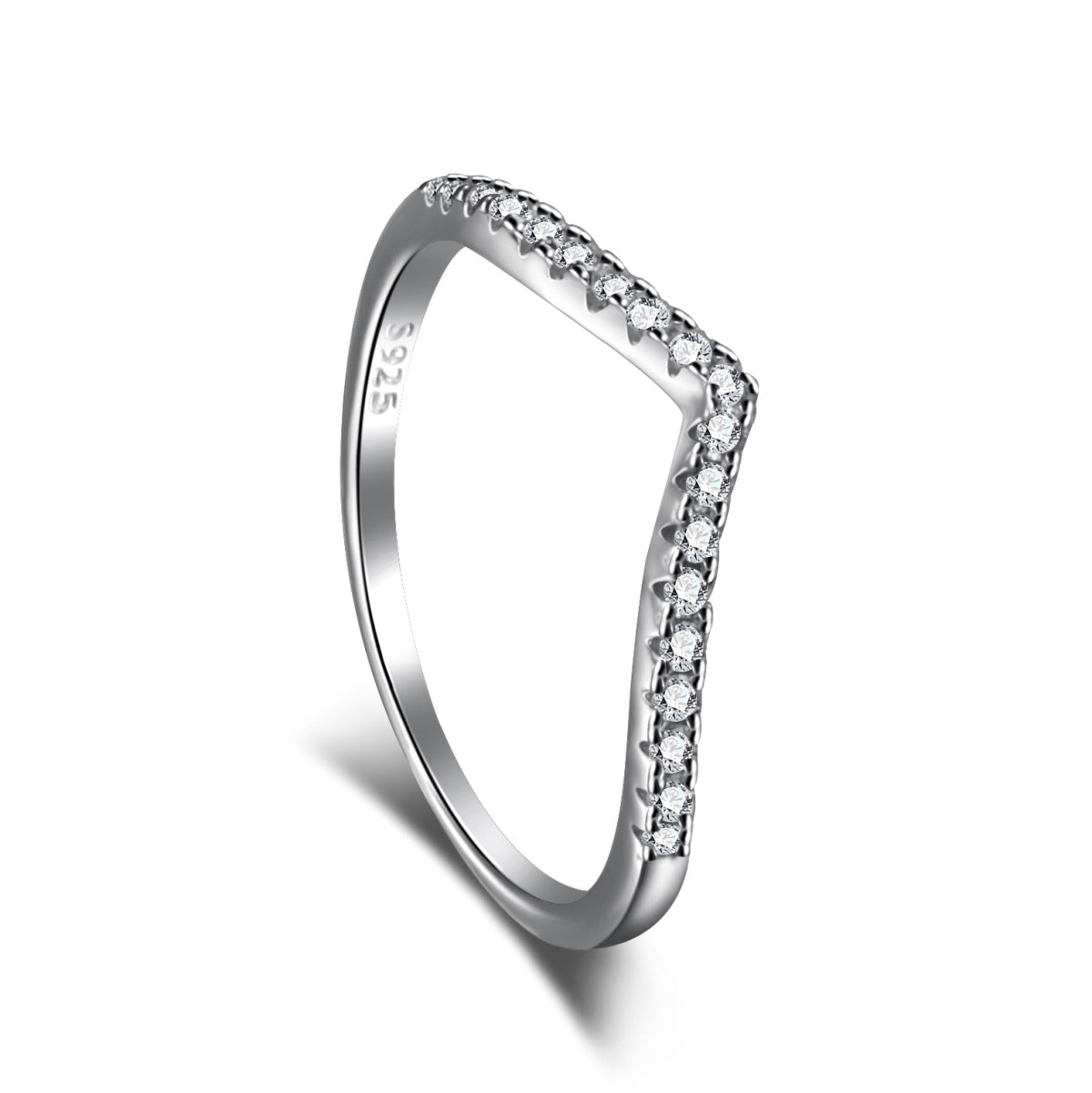[Lumina Jewelry]Elaborate Tennis Band Ring