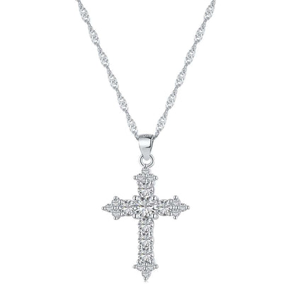 [Lumina Jewelry]Delicate Cross Shape Necklace