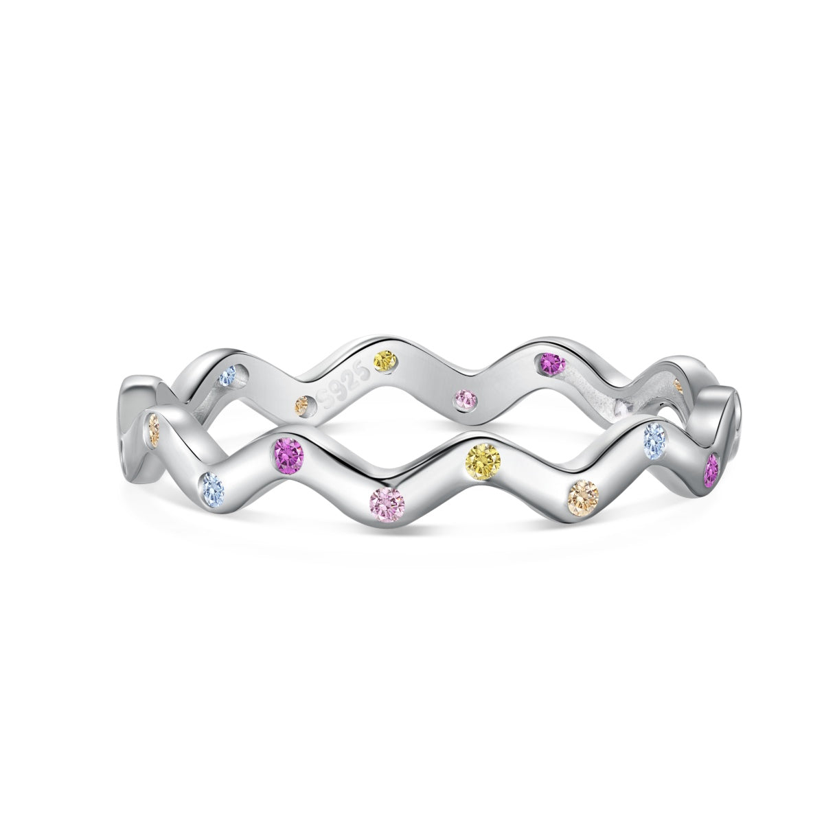 [Lumina Jewelry]Ornate Vibrant Round Cut Daily Ring