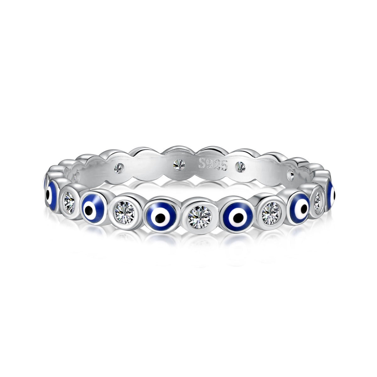 [Lumina Jewelry]Sparkling Vibrant Round Shape Daily Ring