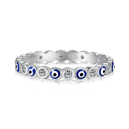 [Lumina Jewelry]Sparkling Vibrant Round Shape Daily Ring