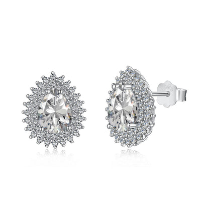 [Lumina Jewelry]Delicate Gorgeous Pear Cut Daily Earrings