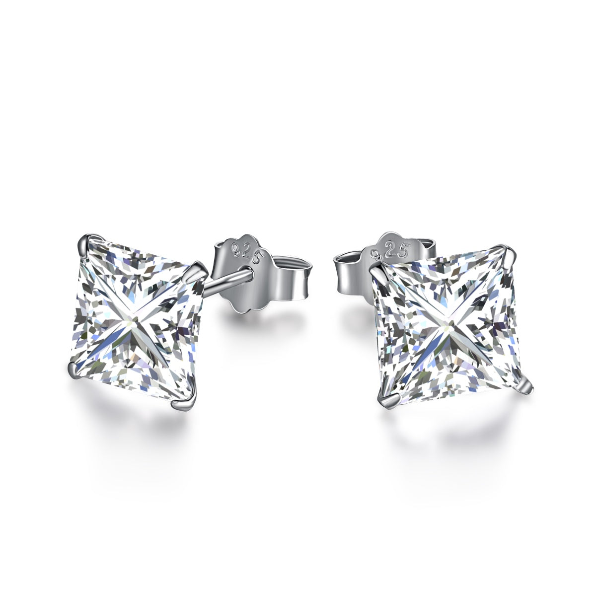 [Lumina Jewelry]Ornate Square Shape Earrings