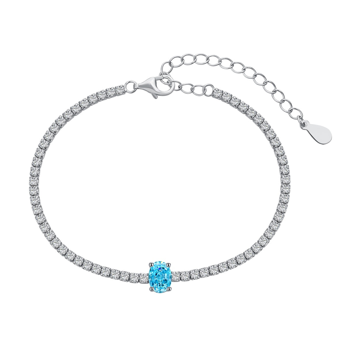 [Lumina Jewelry]0.75 Carat Exquisite Oval Cut Daily Bracelet